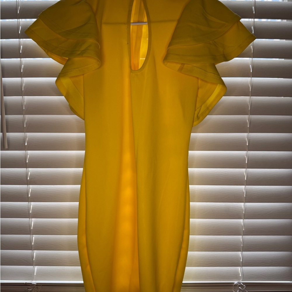 Elegant Yellow Dress